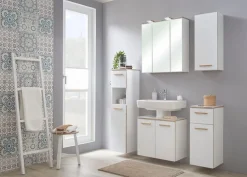 Saphir Badmöbel-Set »Quickset 931 5-teilig, Waschbeckenunterschrank und LED-Spiegelschrank« Set, 5 Stk. tlg.