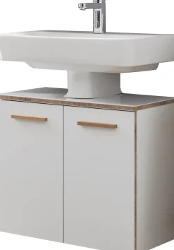 Saphir Badmöbel-Set »Quickset 931 5-teilig, Waschbeckenunterschrank und LED-Spiegelschrank« Set, 5 Stk. tlg.
