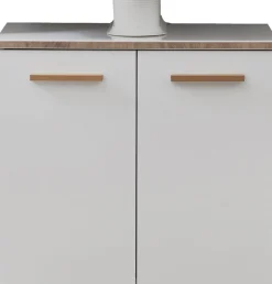 Saphir Badmöbel-Set »Quickset 931 5-teilig, Waschbeckenunterschrank und LED-Spiegelschrank« Set, 5 Stk. tlg.