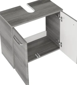 Saphir Badmöbel-Set »Quickset 328 5-teilig, Waschbeckenunterschrank mit LED-Spiegelschrank« 5 Stk. tlg.