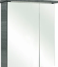 Saphir Badmöbel-Set »Quickset 328 5-teilig, Waschbeckenunterschrank mit LED-Spiegelschrank« 5 Stk. tlg.