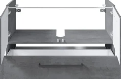 Saphir Badmöbel-Set »Quickset 945 3-teilig, Keramik-Waschtisch mit LED-Spiegelschrank« 4 Stk. tlg.
