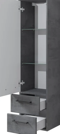 Saphir Badmöbel-Set »Quickset 945 3-teilig, Keramik-Waschtisch mit LED-Spiegelschrank« 4 Stk. tlg.