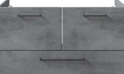 Saphir Badmöbel-Set »Quickset 945 3-teilig, Keramik-Waschtisch mit LED-Spiegelschrank« 4 Stk. tlg.
