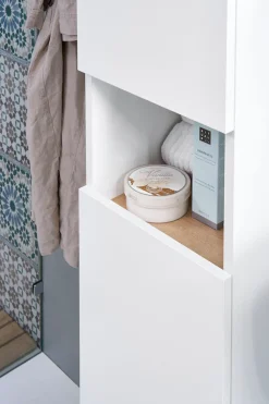 Saphir Badmöbel-Set »Quickset 947 4-teilig, Waschbeckenunterschrank mit Spiegel« 4 Stk. tlg.