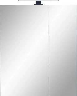 Saphir Badmöbel-Set »Quickset 395 5-teilig, Waschbeckenunterschrank mit LED-Spiegelschrank« 6 Stk. tlg.