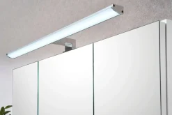 Saphir Badmöbel-Set »Quickset 360 2-teilig, Keramik-Aufsatzbecken mit LED-Spiegelschrank« 2 Stk. tlg.