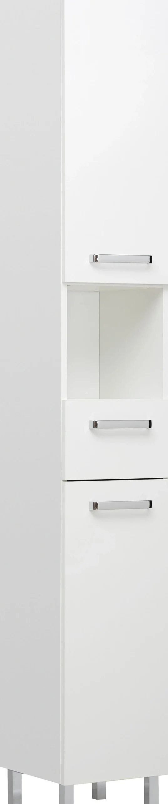 Saphir Badmöbel-Set »Quickset 5-teilig, Keramik-Waschtisch mit LED-Spiegelschrank« 6 Stk. tlg.