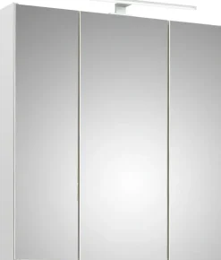Saphir Badmöbel-Set »Quickset 5-teilig, Waschbeckenunterschrank mit LED-Spiegelschrank« 5 Stk. tlg.