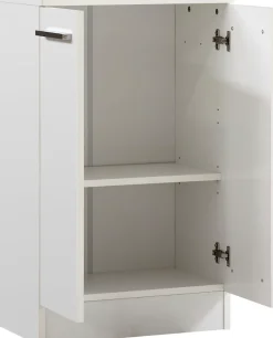 Saphir Badmöbel-Set »Quickset 335 5-teilig, Waschbeckenunterschrank mit LED-Spiegelschrank« 5 Stk. tlg.