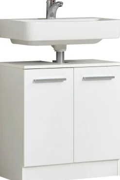 Saphir Badmöbel-Set »Quickset 335 5-teilig, Waschbeckenunterschrank mit LED-Spiegelschrank« 5 Stk. tlg.