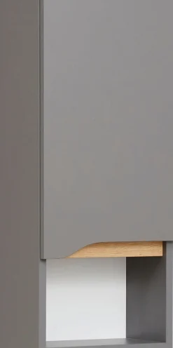 Saphir Badmöbel-Set »Quickset 5-teilig, Waschbeckenunterschrank mit LED-Spiegelschrank« 6 Stk. tlg.