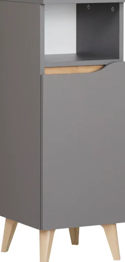 Saphir Badmöbel-Set »Quickset 5-teilig, Waschbeckenunterschrank mit LED-Spiegelschrank« 6 Stk. tlg.