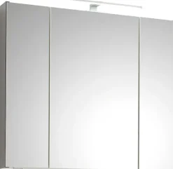 Saphir Badmöbel-Set »Quickset 3-teilig, Keramik-Waschtisch und LED-Spiegelschrank« 5 Stk. tlg.