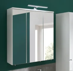 Saphir Badmöbel-Set »Quickset 955 2-teilig, Waschbeckenunterschrank und LED-Spiegelschrank« Set, 2 Stk. tlg.
