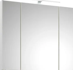 Saphir Badmöbel-Set »Quickset 2-teilig, Keramikwaschtisch mit LED-Spiegelschrank« 4 Stk. tlg.