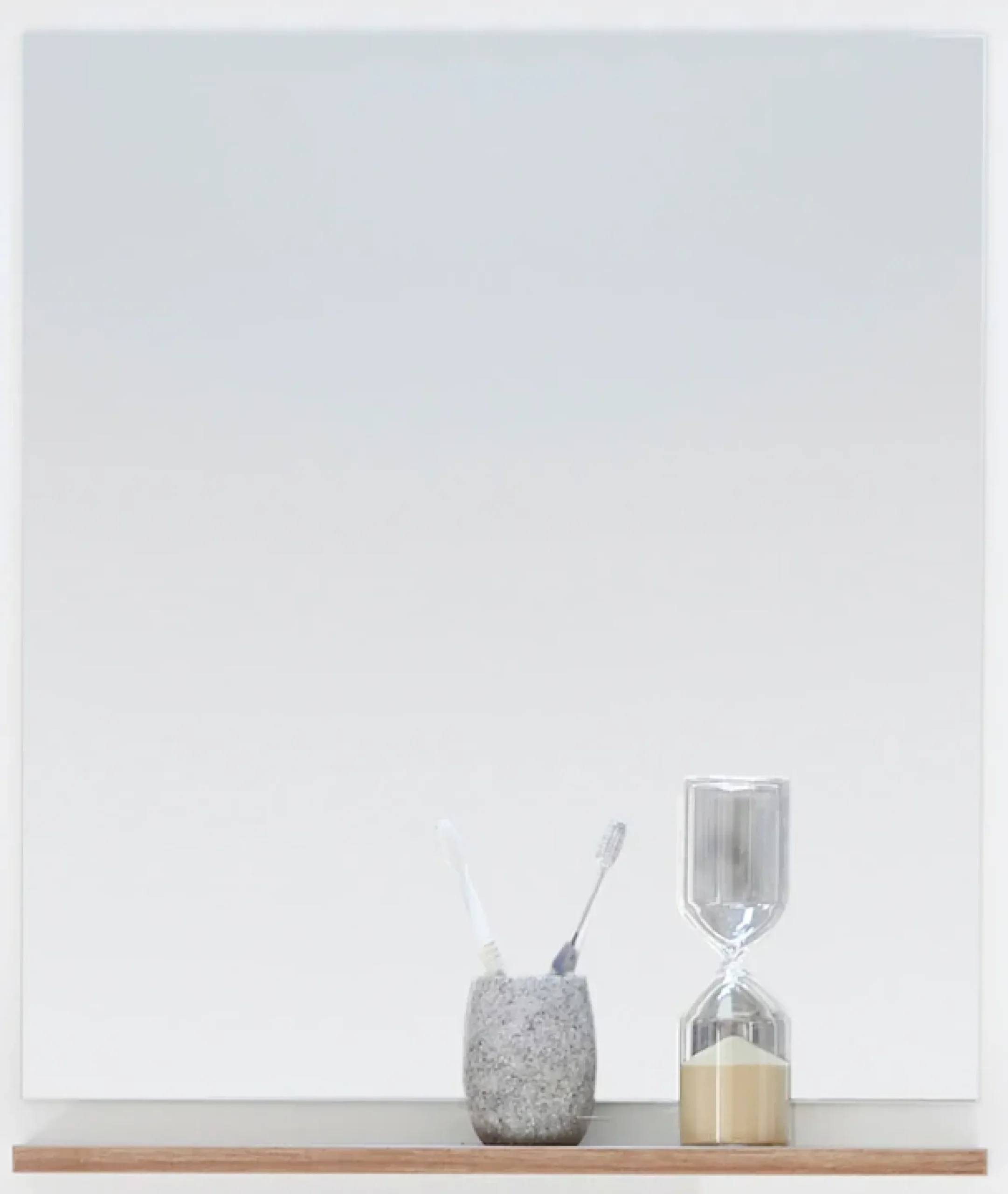 Saphir Badmöbel-Set »Quickset 4-teilig, Waschbeckenunterschrank mit LED-Spiegel« 5 Stk. tlg.