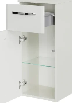 Saphir Badmöbel-Set »Quickset 326, 5-teilig, mit Glaswaschtisch« 5 Stk. tlg.