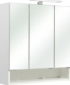 Saphir Badmöbel-Set »Quickset 953 3-teilig, Waschbeckenunterschrank und LED-Spiegelschrank« Set,