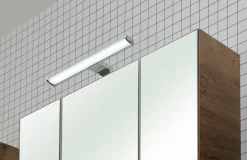 Saphir Badmöbel-Set »Quickset 2-teilig, Waschbeckenunterschrank und LED-Spiegelschrank« Set,