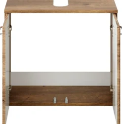 Saphir Badmöbel-Set »Quickset 2-teilig, Waschbeckenunterschrank und LED-Spiegelschrank« Set,