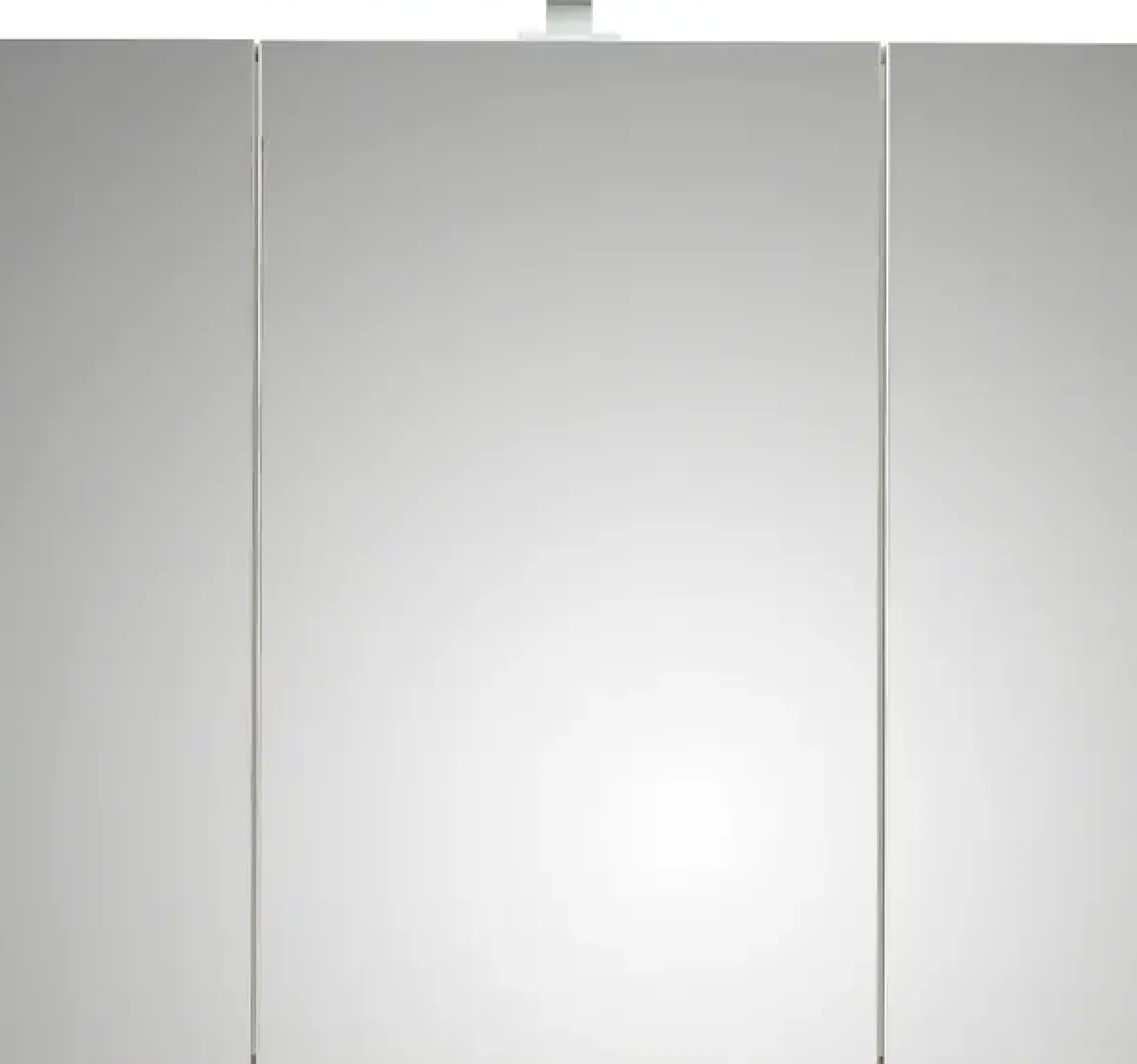 Saphir Badmöbel-Set »Quickset 2-teilig, Keramikwaschtisch mit LED-Spiegelschrank« 3 Stk. tlg.