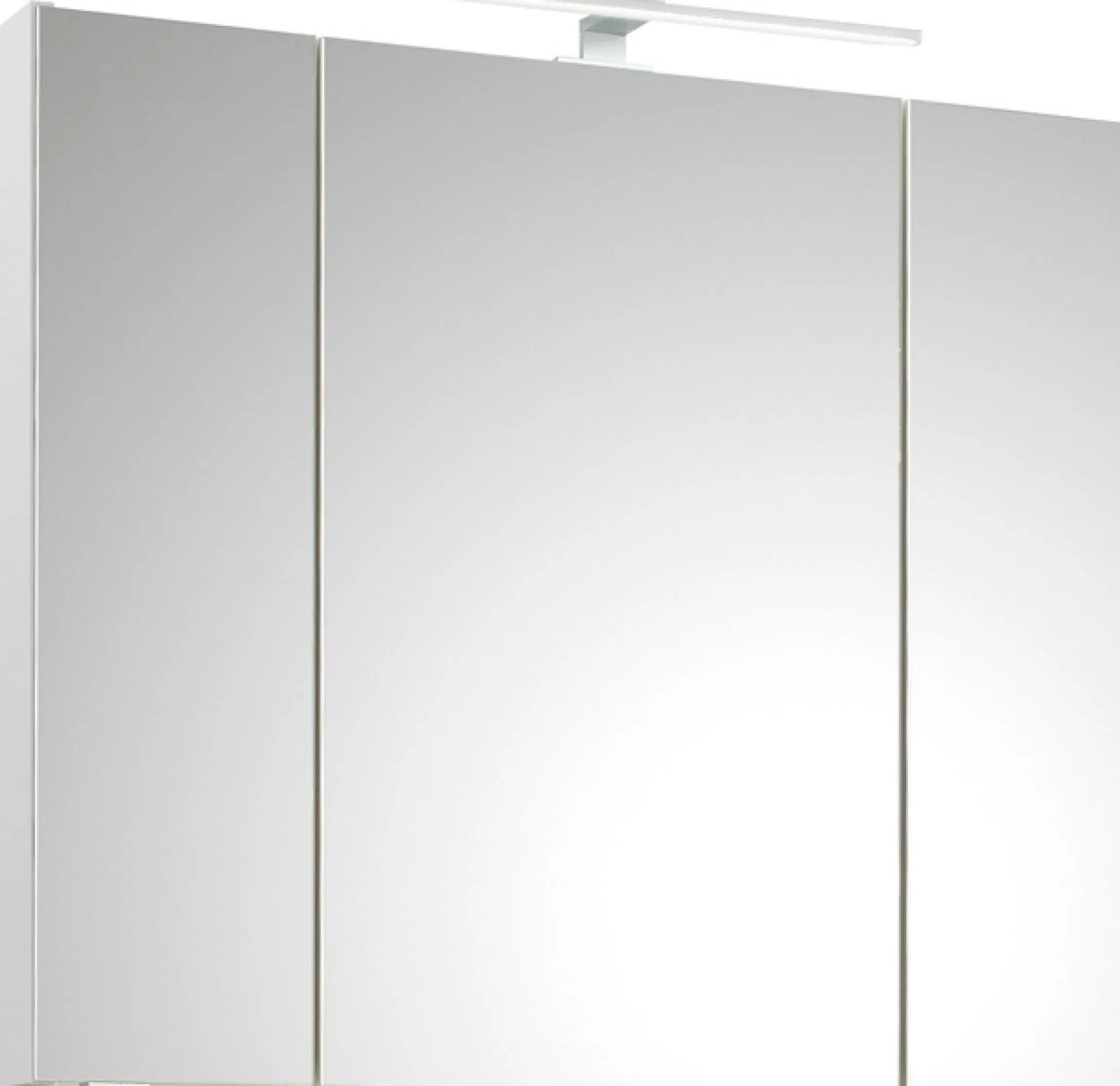 Saphir Badmöbel-Set »Quickset 2-teilig, Keramikwaschtisch mit LED-Spiegelschrank« 3 Stk. tlg.