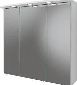 Saphir Badmöbel-Set »Quickset 316 2-teilig, Keramikwaschtisch mit LED-Spiegelschrank« 2 Stk. tlg.