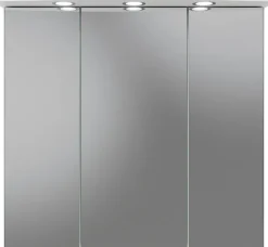 Saphir Badmöbel-Set »Quickset 316 2-teilig, Keramikwaschtisch mit LED-Spiegelschrank« 2 Stk. tlg.