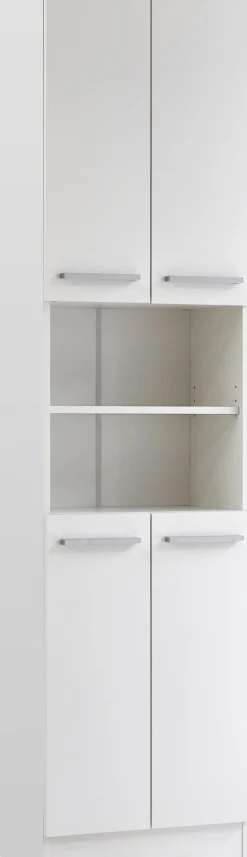 Saphir Badmöbel-Set »Quickset 335 8-teilig, Waschbeckenunterschrank mit LED-Spiegelschrank« 10 Stk. tlg.