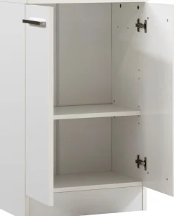 Saphir Badmöbel-Set »Quickset 335 8-teilig, Waschbeckenunterschrank mit LED-Spiegelschrank« 10 Stk. tlg.