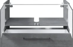 Saphir Badmöbel-Set »Quickset 945 4-teilig, Keramik-Waschtisch mit LED-Spiegelschrank« 5 Stk. tlg.