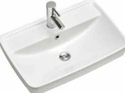 Saphir Badmöbel-Set »Quickset 360 3-teilig, Keramik-Aufsatzbecken mit LED-Spiegelschrank« 5 Stk. tlg.