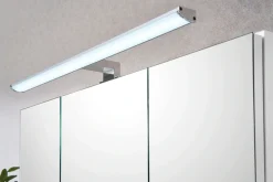 Saphir Badmöbel-Set »Quickset 360 3-teilig, Keramik-Aufsatzbecken mit LED-Spiegelschrank« 5 Stk. tlg.