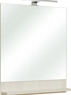 Saphir Badmöbel-Set »Quickset 350 5-teilig, mit Waschbeckenunterschrank und LED-Spiegel« Set, 5 Stk. tlg.