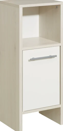 Saphir Badmöbel-Set »Quickset 350 5-teilig, mit Waschbeckenunterschrank und LED-Spiegel« Set, 5 Stk. tlg.