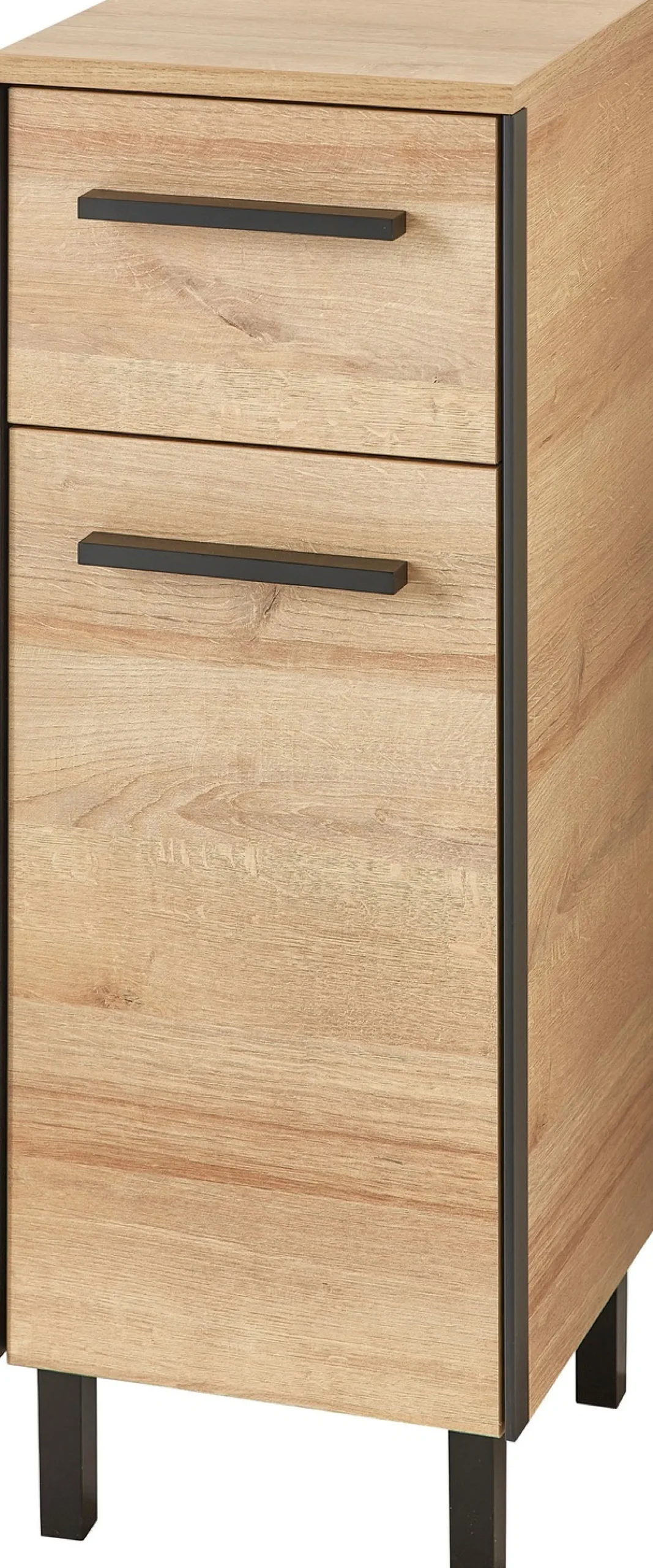 Saphir Badmöbel-Set »Quickset 395 4-teilig, Waschbeckenunterschrank mit LED-Spiegelschrank« 5 Stk. tlg.