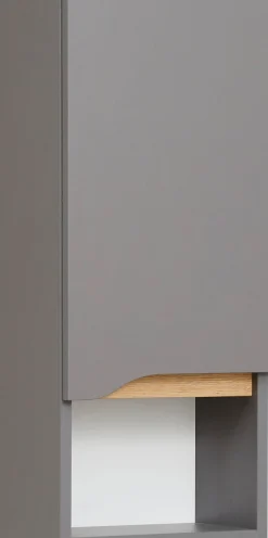 Saphir Badmöbel-Set »Quickset 5-teilig, Keramik-Aufsatzbecken und LED-Spiegelschrank« 8 Stk. tlg.