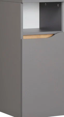 Saphir Badmöbel-Set »Quickset 5-teilig, Keramik-Aufsatzbecken und LED-Spiegelschrank« 8 Stk. tlg.