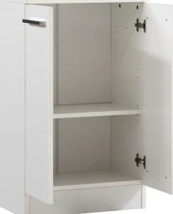 Saphir Badmöbel-Set »Quickset 335 7-teilig, Waschbeckenunterschrank mit LED-Spiegelschrank« 7 Stk. tlg.