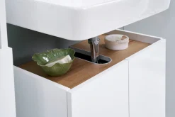 Saphir Badmöbel-Set »Quickset 947 2-teilig, Waschbeckenunterschrank mit Spiegel« 2 Stk. tlg.