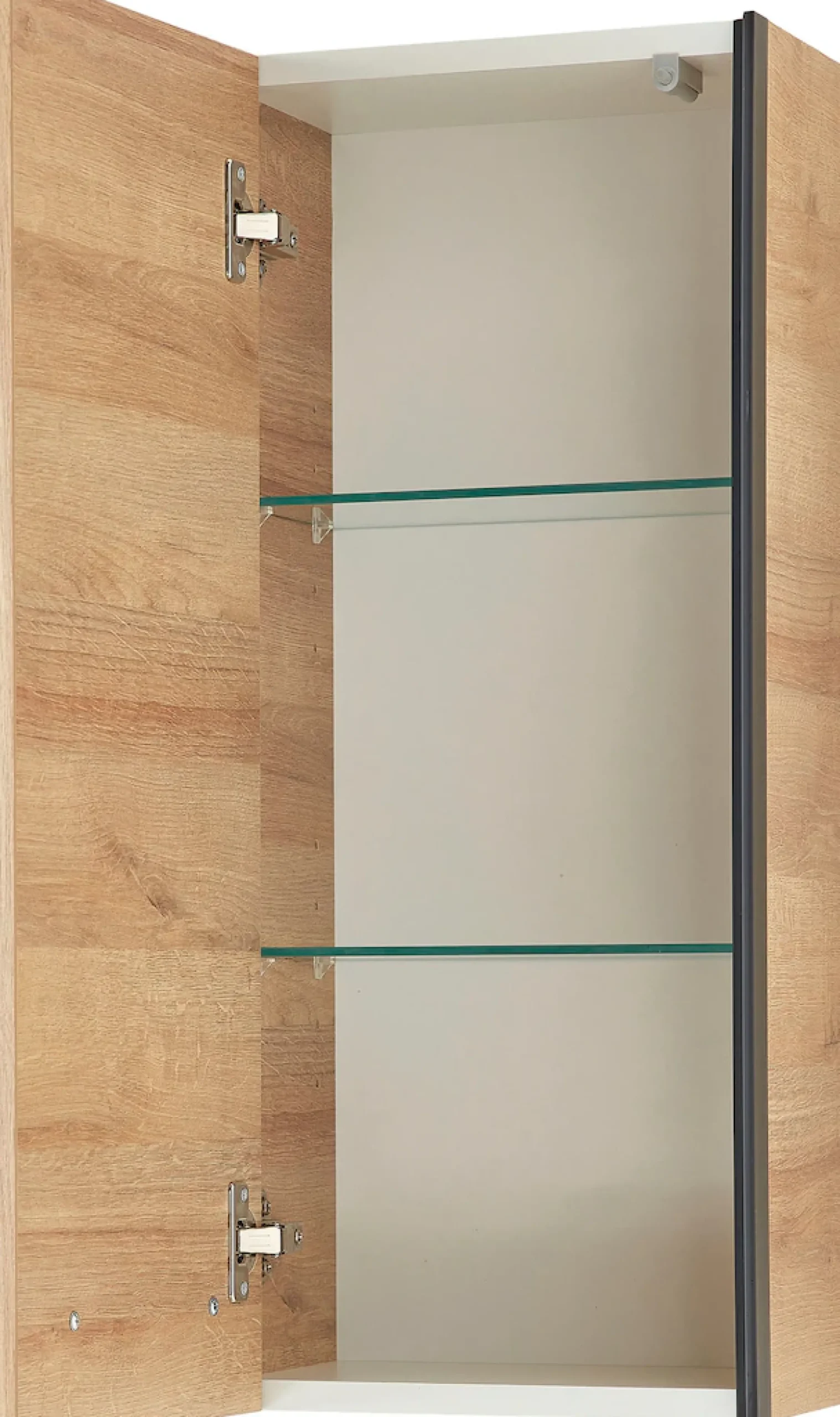 Saphir Badmöbel-Set »Quickset 395 5-teilig, Waschbeckenunterschrank mit LED-Spiegelschrank« 5 Stk. tlg.