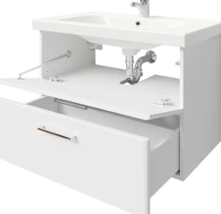 Saphir Badmöbel-Set »Quickset 316 Waschplatz, Keramikwaschtisch mit Unterschrank« 2 Stk. tlg.