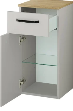 Saphir Badmöbel-Set »Quickset 500, Waschbeckenunterschrank mit Spiegel« 6 Stk. tlg.