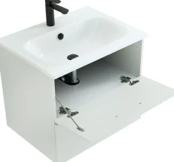 Saphir Badmöbel-Set »Quickset 500, Waschtischunterschrank mit Mineralmarmorwaschtisch« 2 Stk. tlg.