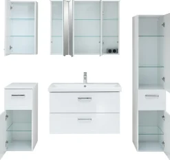 Saphir Badmöbel-Set »Serie 3007, 6-teilig, mit Türdämpfer« 6 Stk. tlg.