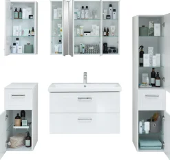Saphir Badmöbel-Set »Serie 3007, 6-teilig, mit Türdämpfer« 6 Stk. tlg.
