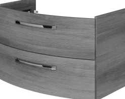 Saphir Badmöbel-Set »Serie 4010 4-teilig Keramik-Waschtisch mit LED-Spiegelschrank« Set,