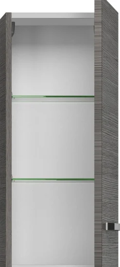 Saphir Badmöbel-Set »Serie 4010 4-teilig Keramik-Waschtisch mit LED-Spiegelschrank« Set,