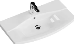 Saphir Badmöbel-Set »Serie 4010 4-teilig Keramik-Waschtisch mit LED-Spiegelschrank« Set,
